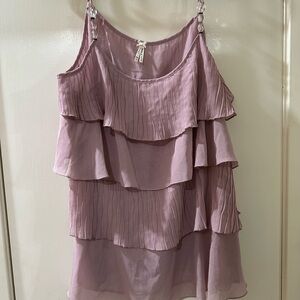Lapis Pink Layered Tank Top‎